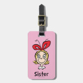 Hoe Grinch Kerstmis stal | Grinch Sister Bagagelabel (Voorkant verticaal)