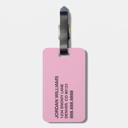 Hoe Grinch Kerstmis stal | Grinch Sister Bagagelabel (Achterkant verticaal)