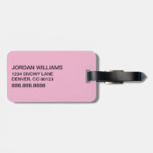 Hoe Grinch Kerstmis stal | Grinch Sister Bagagelabel (Achterkant horizontaal)