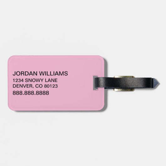 Hoe Grinch Kerstmis stal | Grinch Sister Bagagelabel (Achterkant horizontaal)