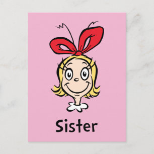 Hoe Grinch Kerstmis stal   Grinch Sister Briefkaart