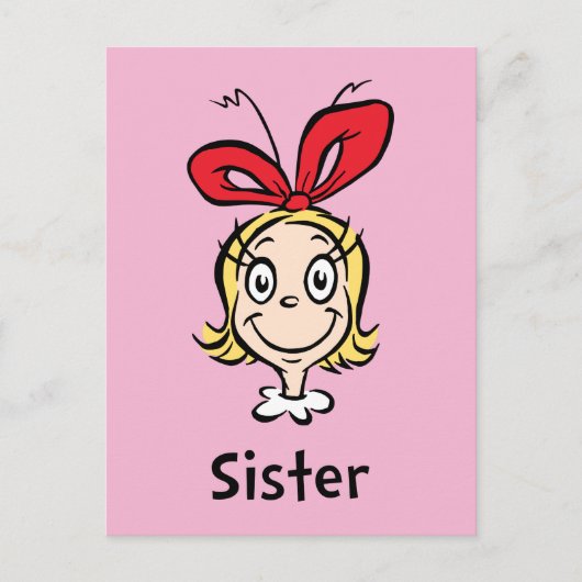 Hoe Grinch Kerstmis stal | Grinch Sister Briefkaart