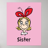 Hoe Grinch Kerstmis stal | Grinch Sister Poster (Voorkant)
