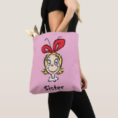Hoe Grinch Kerstmis stal | Grinch Sister Tote Bag (Dichtbij)