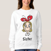 Hoe Grinch Kerstmis stal | Grinch Sister Trui (Voorkant)