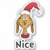 Hoe Grinch Kerstmis stal | Max is aardig Sticker (Voorkant)