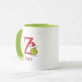 Hoe Grinch Kerstmis stal | Naam & Monogram Z Mok (Voorkant links)