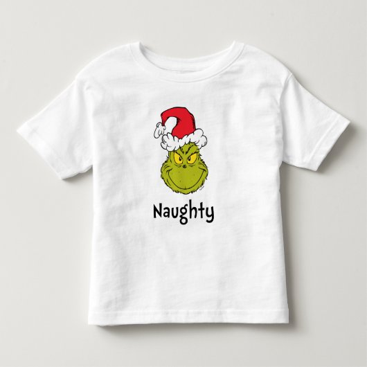 Hoe Grinch Kerstmis stal | Stoute Grinch Kinder Shirts (Voorkant)