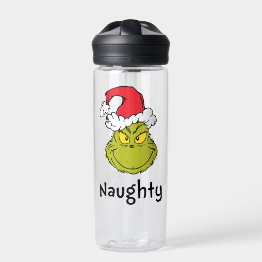Hoe Grinch Kerstmis stal | Stoute Grinch Waterfles (Voorkant)