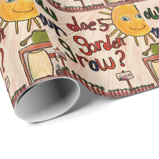 Hoe groeit je tuin? cadeaupapier (Rol Hoek)