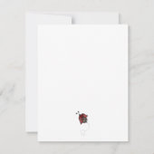 Hoe groeit uw tuin ・ Ladybug Kaart (Achterkant)