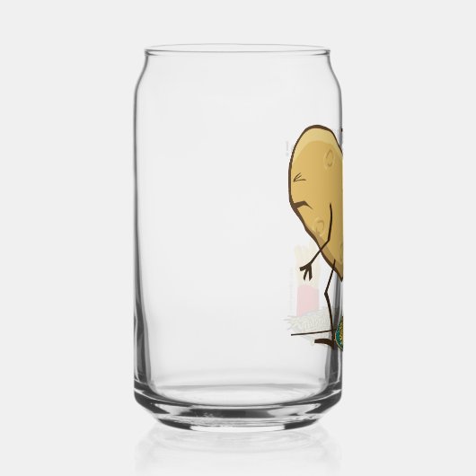 Hoe groente echt aardappel wordt gemaakt blikvorm glas (Rechts)