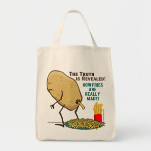 Hoe groente echt aardappel wordt gemaakt tote bag