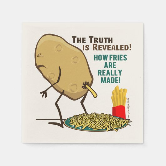 Hoe groeten echt gemaakt worden servet (Voorkant)