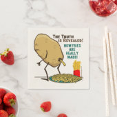 Hoe groeten echt gemaakt worden servet (Insitu)