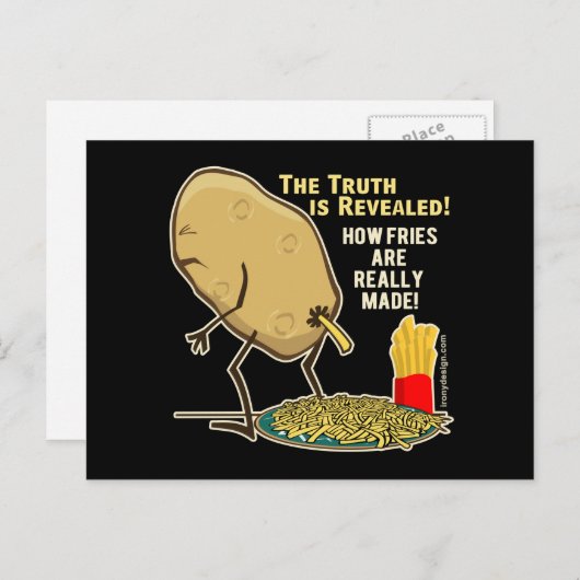 Hoe groeven echt gemaakt zijn van Humor Briefkaart (Voorkant / Achterkant)