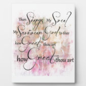 Hoe groot gij zijt fotoplaat (Voorkant)