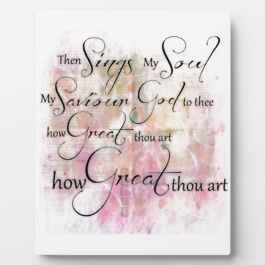 Hoe groot gij zijt fotoplaat (Voorkant)