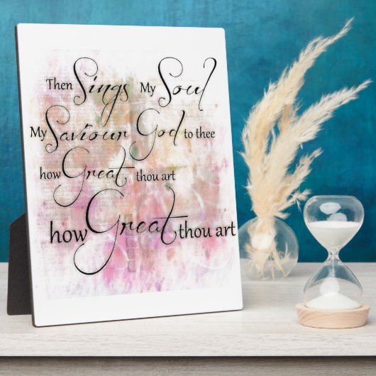 Hoe groot gij zijt fotoplaat (Zijkant)