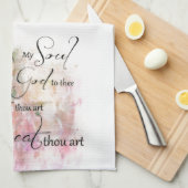 Hoe groot gij zijt handdoek (Quarter Fold)