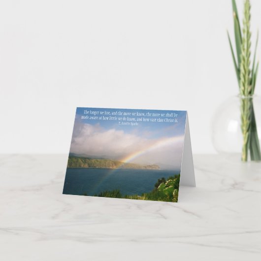 Hoe groot is Christus... briefkaart (Voorkant)