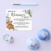 Hoe groot is de Belly Beer Baby shower Game Kaart (Enkel)