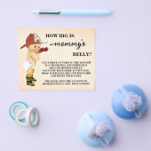 Hoe groot is de Belly Firefighter-Kaart van mama? Flyer (Enkel)