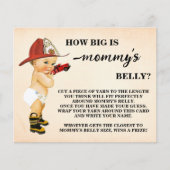 Hoe groot is de Belly Firefighter-Kaart van mama? Flyer (Voorkant)
