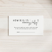 Hoe groot is de Kaart van Mommys Belly Plaatskaartje