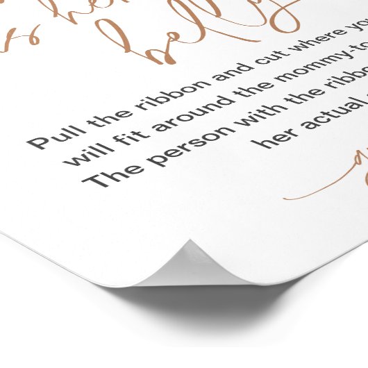 Hoe groot is haar Belly Game Twinkle Star-Baby sho Poster (Hoek)