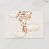 Hoe groot is haar Belly Tickets - Bruin Beer ballo Informatiekaartje (Achterkant)