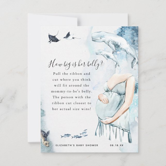 Hoe groot is haar buik? | BABY SHOWER (Voorkant)