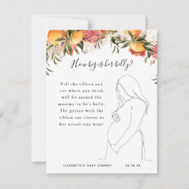 Hoe groot is haar buik? | BABY SHOWER