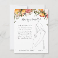 Hoe groot is haar buik? | BABY SHOWER