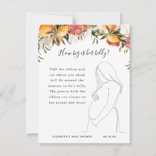 Hoe groot is haar buik?   BABY SHOWER