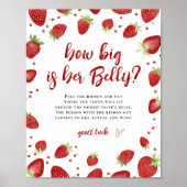 Hoe groot is haar Buik? Besmettelijk Zoete Baby Sh Poster (Voorkant)