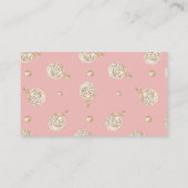 Hoe groot is haar buikkaartjes, roze Beren ballonn Informatiekaartje (Achterkant)