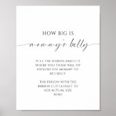 Hoe groot is het Baby shower van mama Poster (Voorkant)