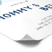 Hoe groot is het Belly Planet Game-teken van mama? Poster (Hoek)