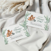 Hoe groot is het Belly Ticket van mama - Woodland  Informatiekaartje