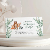 Hoe groot is het Belly Ticket van mama - Woodland  Informatiekaartje