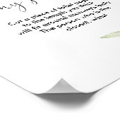 Hoe groot is het poster van mama's baby shower-spe (Hoek)