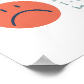 Hoe groot is het probleem Bright Classroom Poster (Hoek)