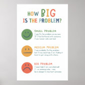 Hoe groot is het Problem Classroom Poster (Voorkant)