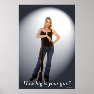 Hoe groot is je Pistool? Poster