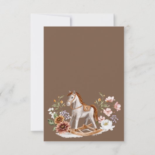 Hoe groot is mama's buik Baby shower Game Kaart (Achterkant)