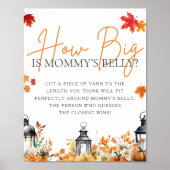 HOE GROOT IS MAMA'S BUIK Een beetje pompoen spel Poster (Voorkant)