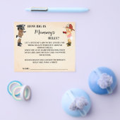 Hoe groot is mama's buik Little Recruit Shower Gam Flyer (Enkel)