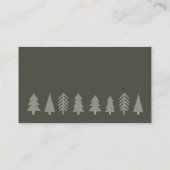 Hoe groot is mama's buik winter Baby shower spel Informatiekaartje (Achterkant)