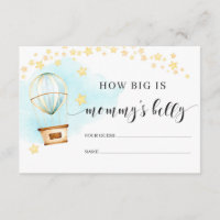 Hoe groot is mama's buikkaart heteluchtballon